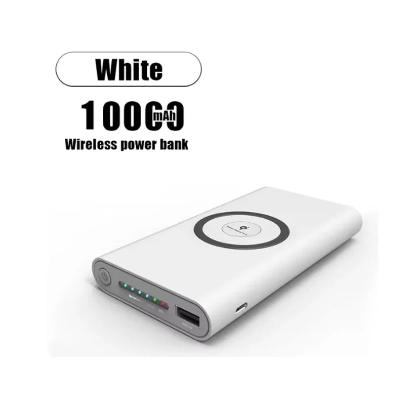 Wireless Power Bank 20000mAh Two-way Super-Fast Charging Power Bank Portable Type-c External Battery Pack Charger Universal