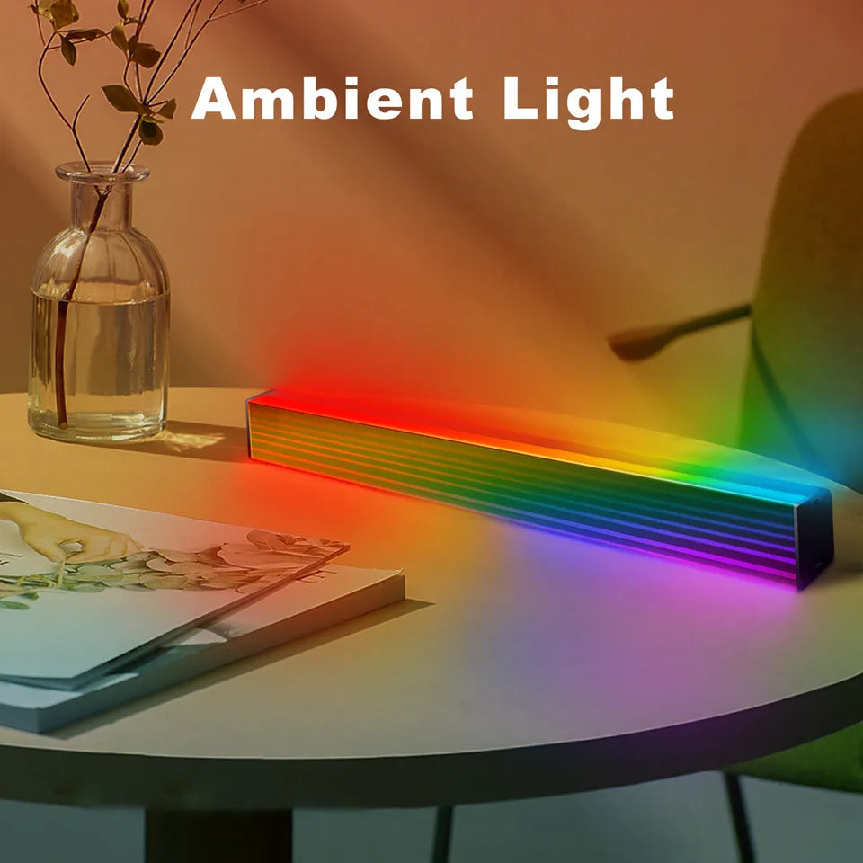 RGB LED Light A Pair Room Decor Abyss Lamp Bluetooth Ambient Night Light Desktop Mood Lighting for TV PC Gaming Christmas Gift