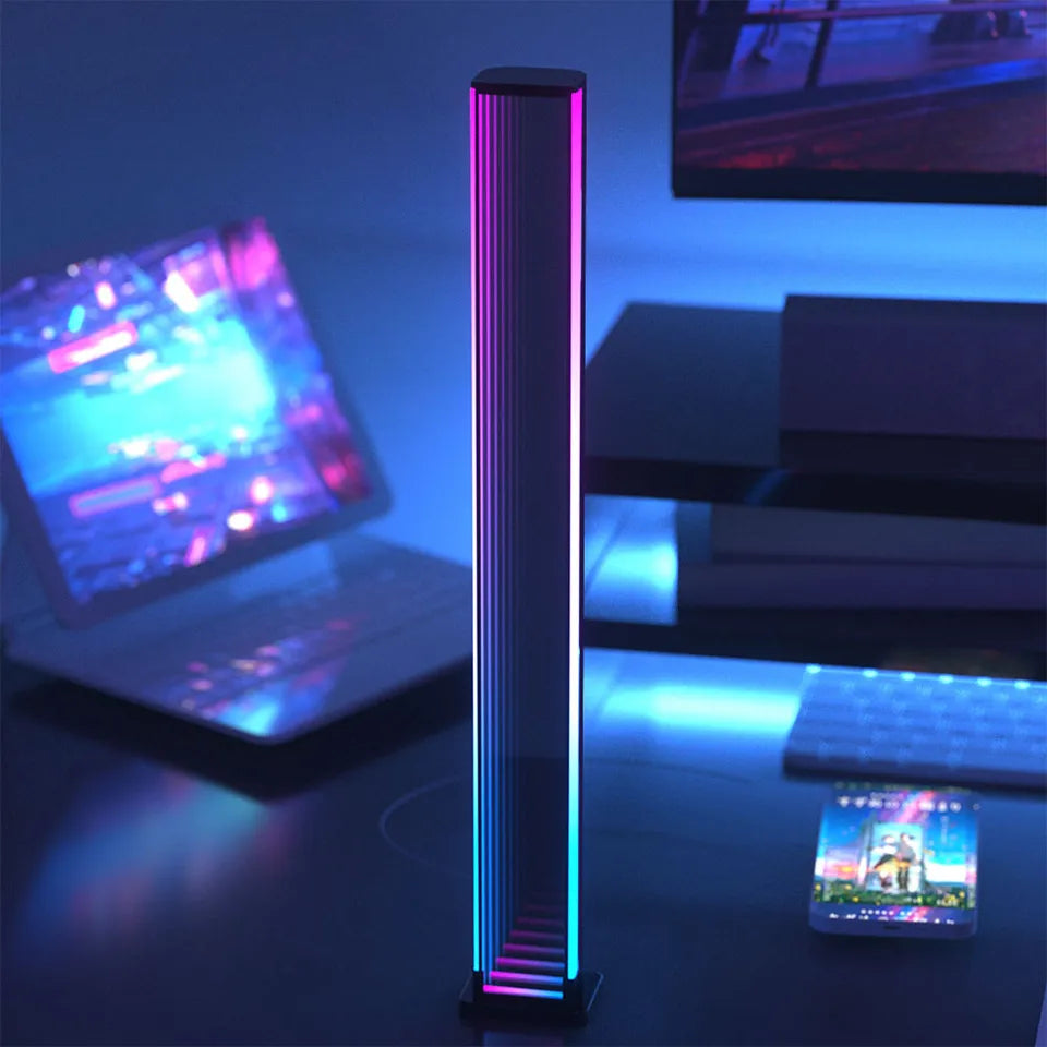 RGB LED Light A Pair Room Decor Abyss Lamp Bluetooth Ambient Night Light Desktop Mood Lighting for TV PC Gaming Christmas Gift