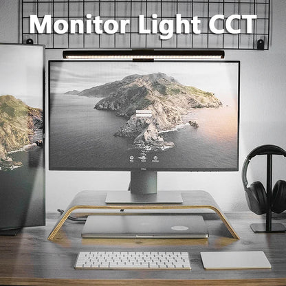 LED Desk Lamp Monitor Light Bar Eye-Care Stepless Dimming Lighting Table Lamp Computer Monitor Screen Light Bar for Work Gaming