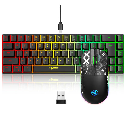 Keyboard and mouse combo backlight kit gamer white key board offers combo computer wired keyboards mouses home office teclado