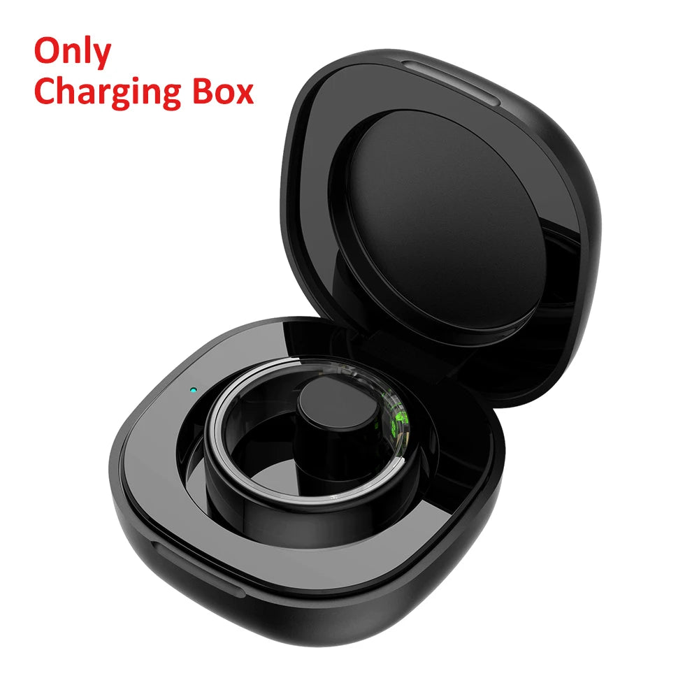 Smart Ring Multi-sports Modes Pedometer Fitness Tracker Health Monitoring IP68 Waterproof Military Grade Smart Ring